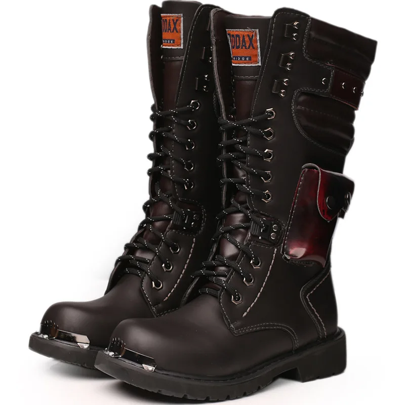 Men'S Shoes Hoka Sale - Męskie skórzane kozaki do kolan, zimowe