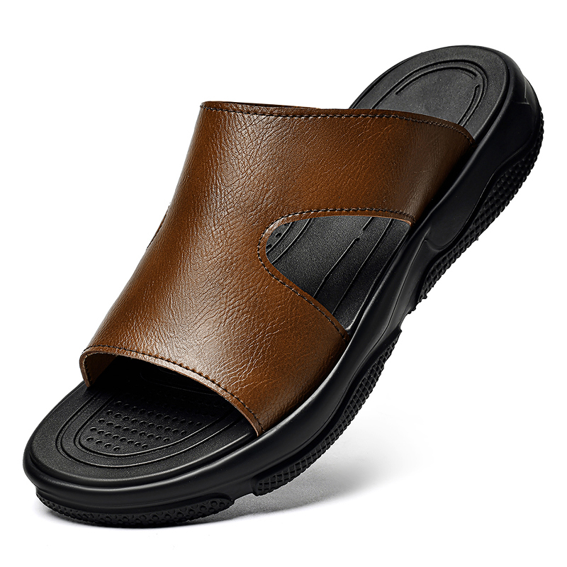 Męskie skórzane klapki z grube – Men'S Shoes Hey Dude recenzja i cena