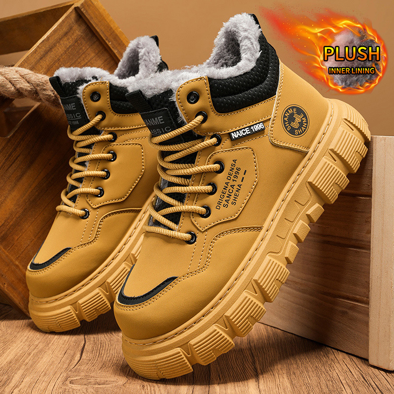 Zimowe, welurowe, wysokie buty – Men'S Shoes With Height Increase recenzja i cena