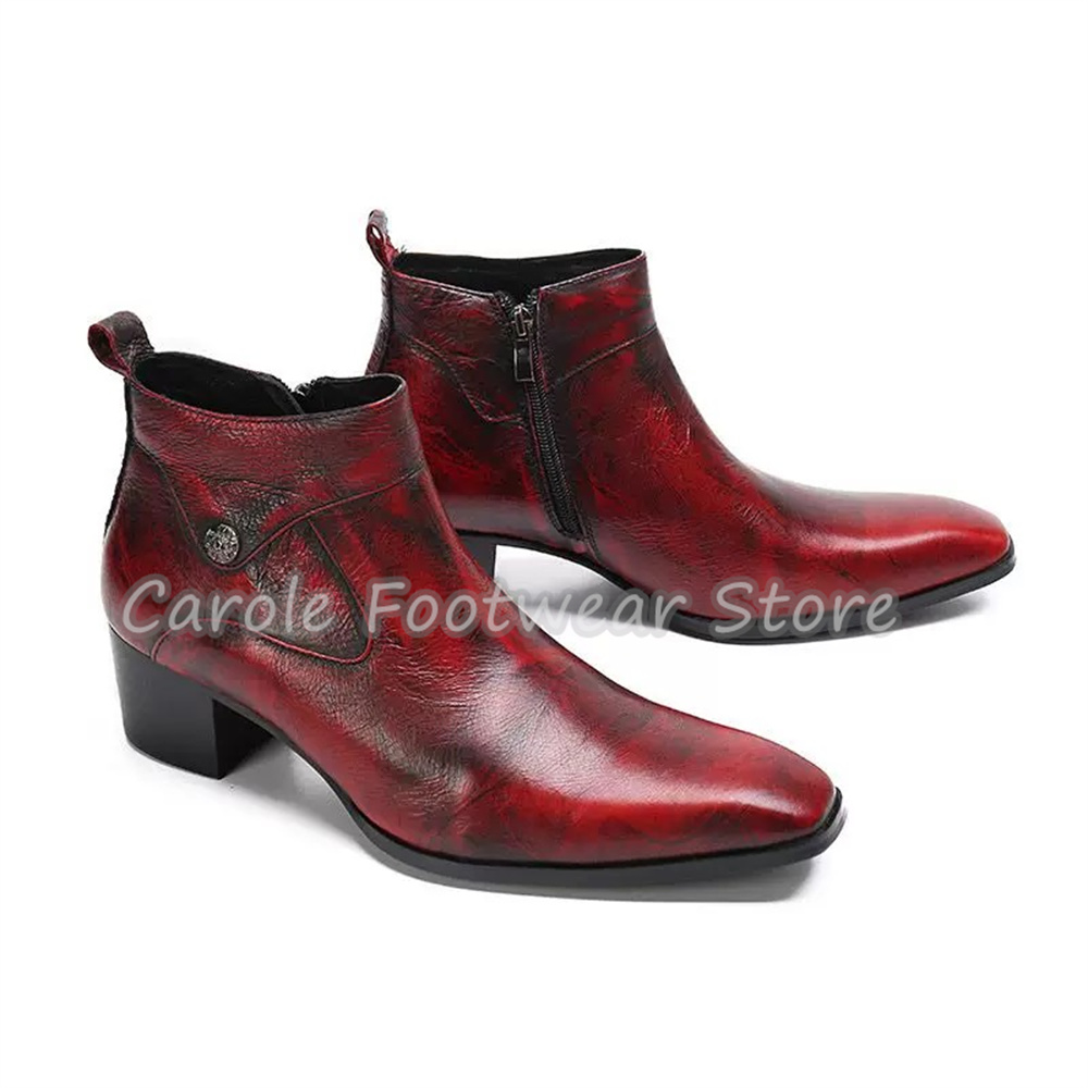 Męskie botki Chelsea z natural – Men'S Shoes Increase Height recenzja i cena